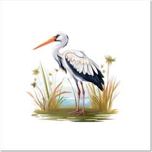 Stork Posters and Art